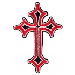 Patche écusson thermocollant croix chrétienne