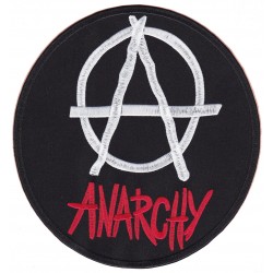 Iron-on Back Patch Anarchy