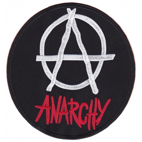 Patche dorsal thermocollant anarchia anarchie