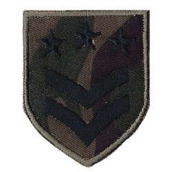 Patche écusson thermocollant grade militaire