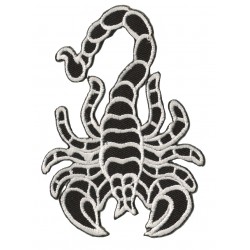Aufnäher Patch Bügelbild Skorpion