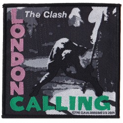 The Clash London Calling toppa ufficiale intrecciata patch