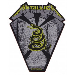 Metallica Snake Offizieller patch unter Lizenz Gewebte