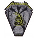 Metallica Snake Offizieller patch unter Lizenz Gewebte