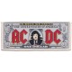 AC DC Dollar Offizieller patch unter Lizenz Gewebte