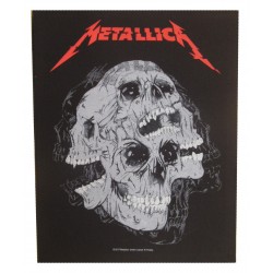 Metallica parche babero grande backpatch
