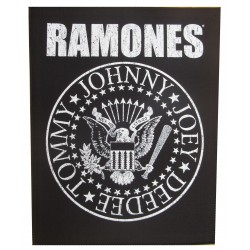 The Ramones Lätzchen Aufnäher groß Patch gebruckt