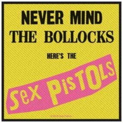 Sex Pistols parche tejida oficiales licencia