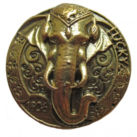 Elephant broche badge pins en métal coulé