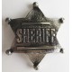 Plaque shériff broche badge pins en métal coulé