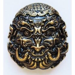 Masque Chinois broche badge pins en métal coulé
