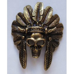 Tête de mort broche badge pins en métal coulé