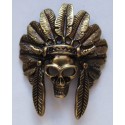 Indian Sioux cast metal badge
