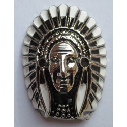 Tête de mort broche badge pins en métal coulé