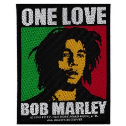 Bob Marley toppa ufficiale intrecciata patch
