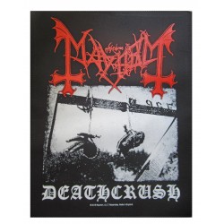 Mayhem official printed backpatch