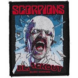 Scorpions Blackout parche tejida oficiales licencia