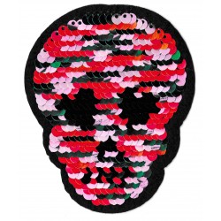 Iron-on Patch sequins skull