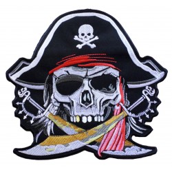 Iron-on Back Patch Pirate