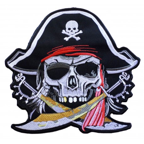 Patche dorsal thermocollant Pirate