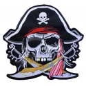 Iron-on Back Patch Pirate
