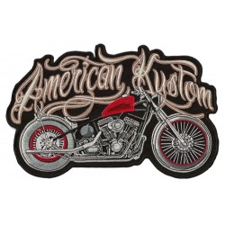 Aufnäher groß Patch Bügelbild American Kustom