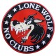 Patche dorsal thermocollant Lone Wolf No Clubs