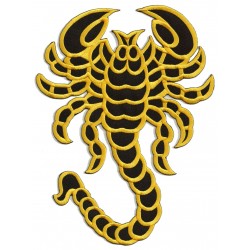 Patche dorsal thermocollant Scorpion