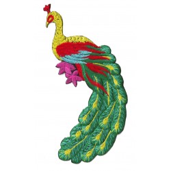 Iron-on Medium Patch peacock phoenix