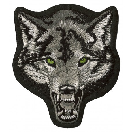 Patche écusson thermocollant loup 