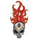 Toppa  termoadesiva Skull on Fire