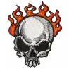 Toppa  termoadesiva Skull on Fire