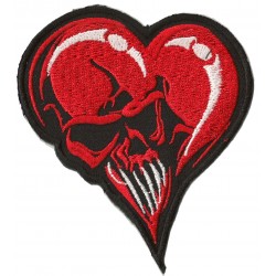 Iron-on Patch heart death