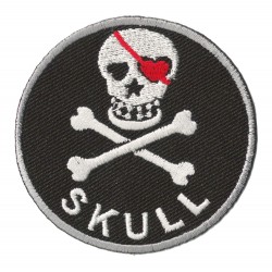 Aufnäher Patch Bügelbild Skull Pirate