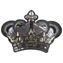 Iron-on Back Patch crown sequins
