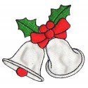 Iron-on Patch Christmas Bells