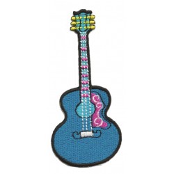 Iron-on Patch Guitar