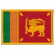 Patche écusson drapeau Sri Lanka