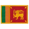 Patche écusson drapeau Sri Lanka