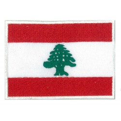 Parche bandera termoadhesivo Líbano