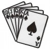 Patche écusson thermocollant Royal Quinte Poker