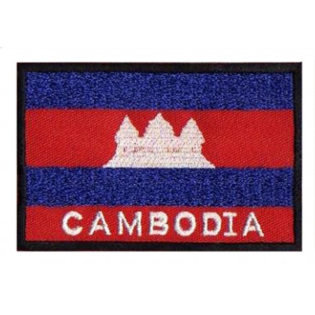 Patche écusson drapeau Cambodge