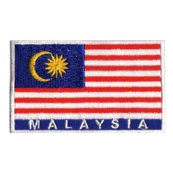 Aufnäher Patch Flagge Bügelbild Malaysia