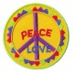 Parche termoadhesivo Peace and Love