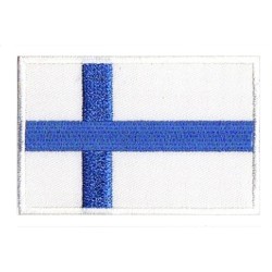 Aufnäher Patch Flagge Bügelbild Finnland