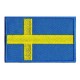 Patche écusson drapeau Suède