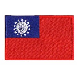 Parche bandera termoadhesivo Myanmar