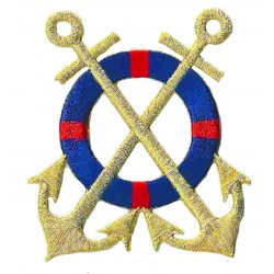 Aufnäher Patch Bügelbild Marineanker