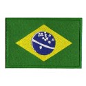 Parche bandera termoadhesivo Brasil