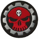 Aufnäher Patch Bügelbild Mechanic Skull